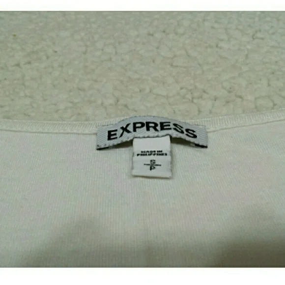 Express sleeveless white blouse size s - Picture 4 of 4